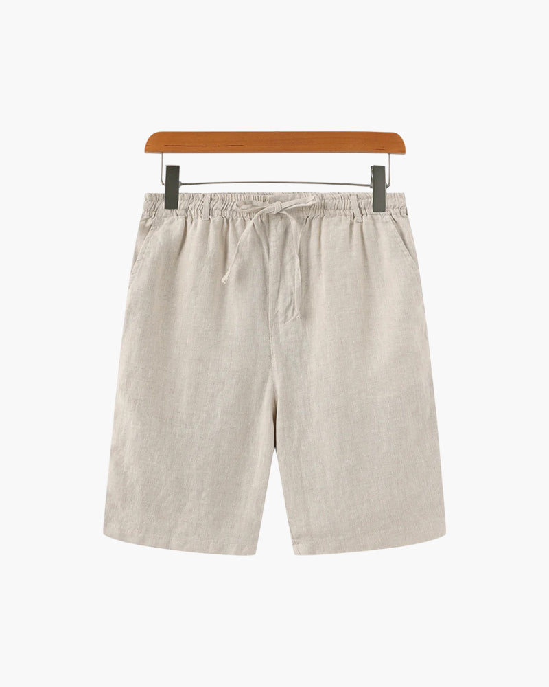 Valencia - Pantalones cortos de lino premium