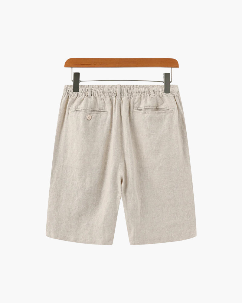 Valencia - Pantalones cortos de lino premium