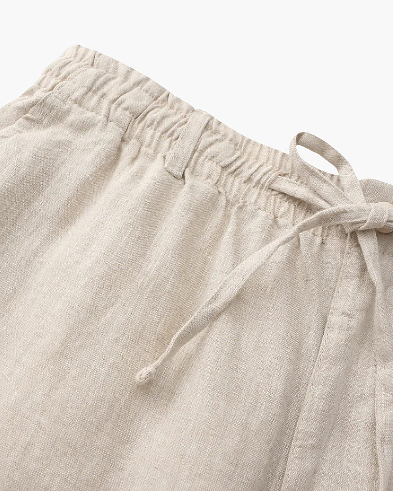 Valencia - Pantalones cortos de lino premium