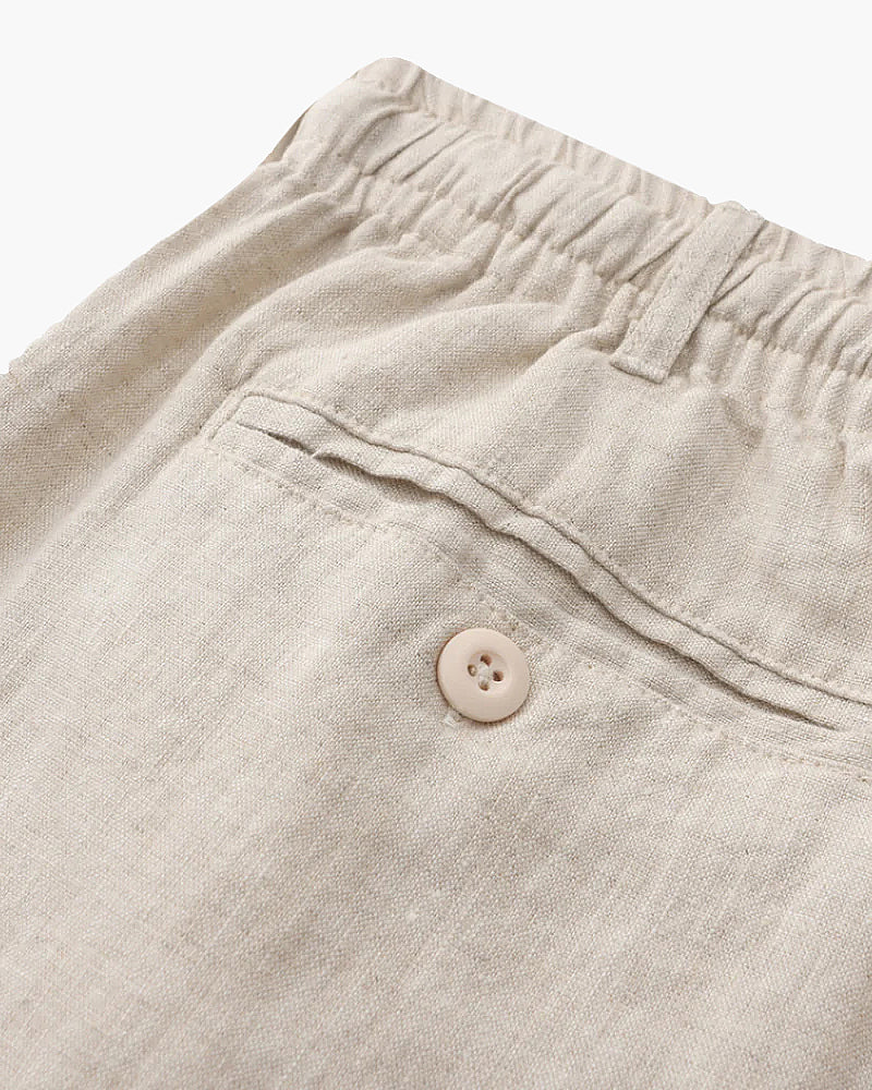 Valencia - Pantalones cortos de lino premium