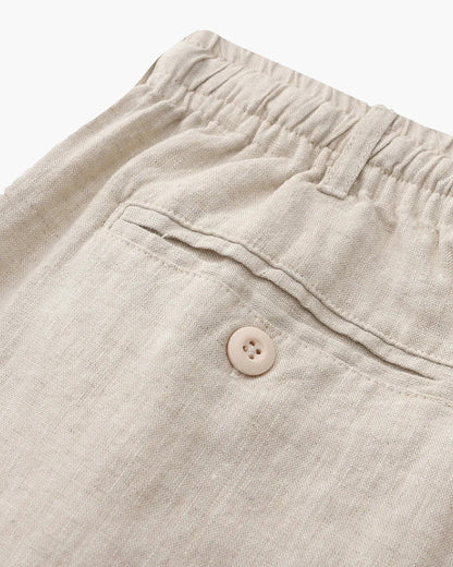 Valencia - Pantalones cortos de lino premium