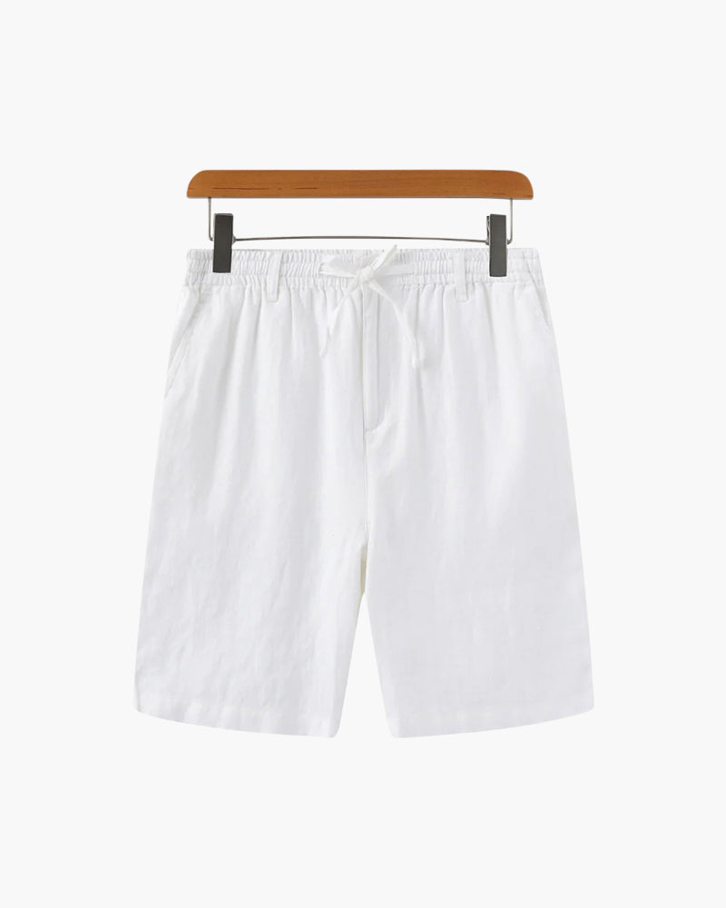 Valencia - Pantalones cortos de lino premium
