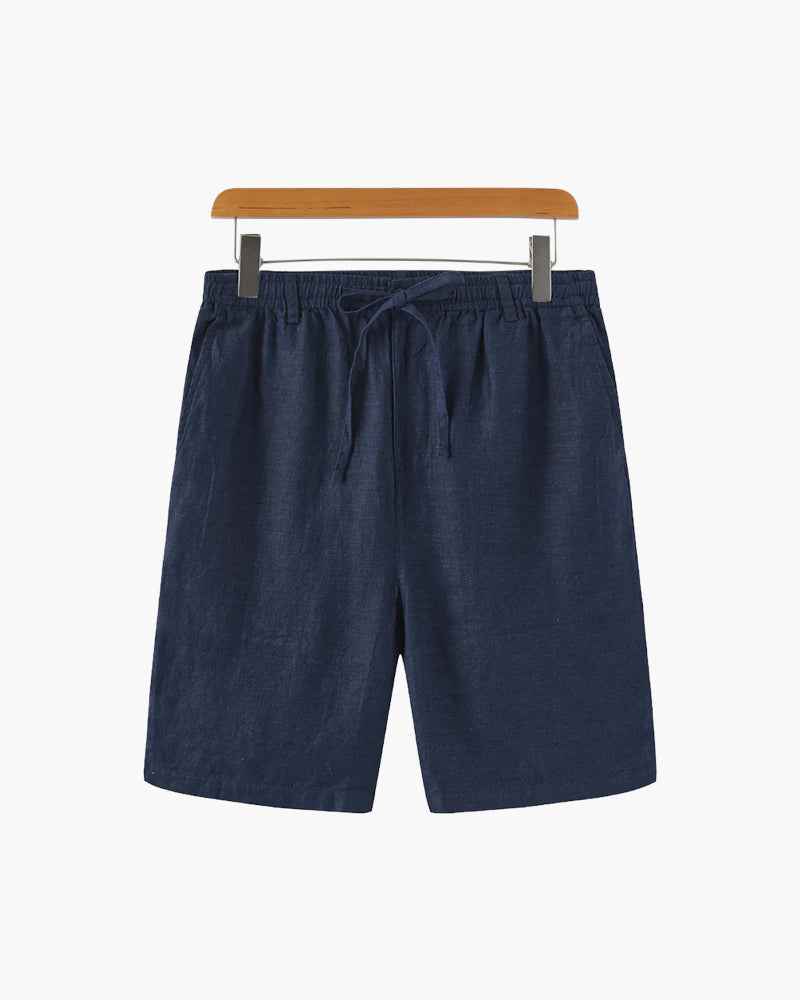 Valencia - Pantalones cortos de lino premium